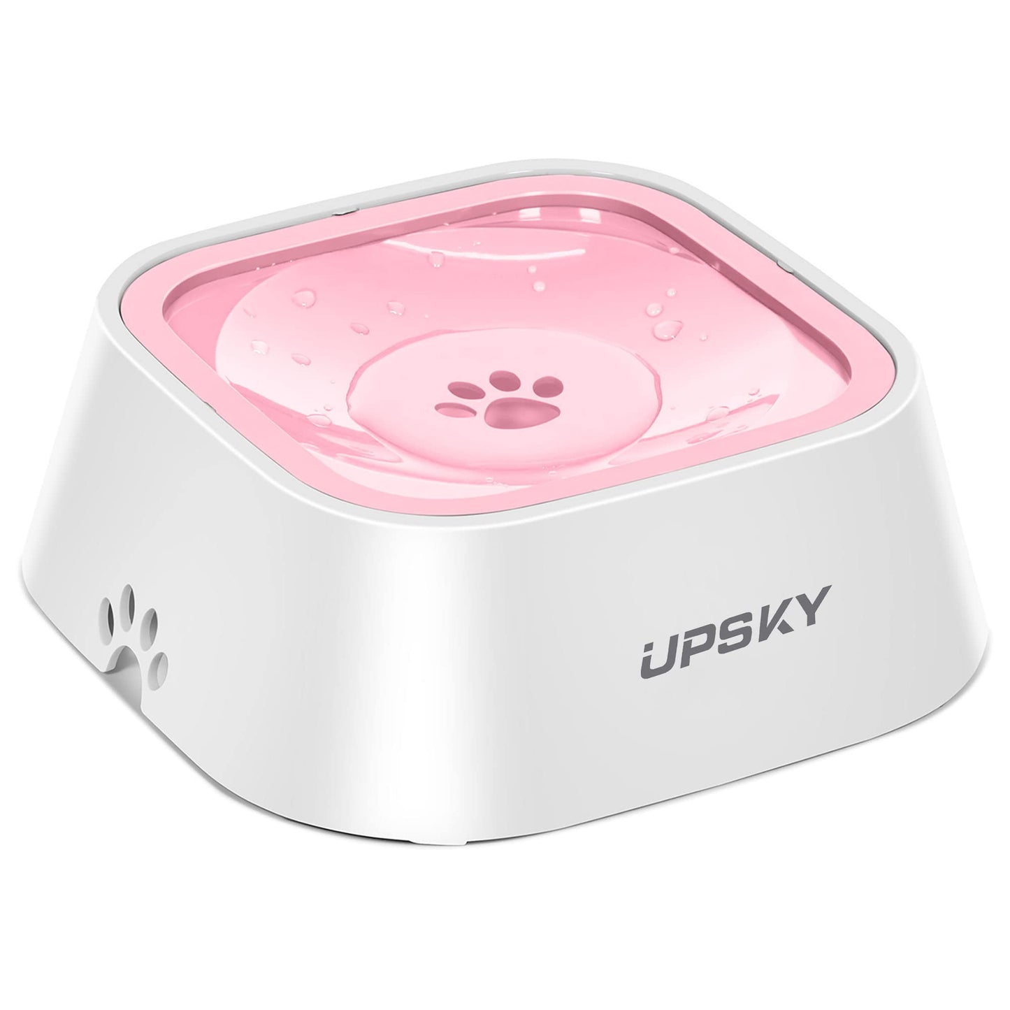 UPSKY No-Spill Pet Water Bowl, Slow Water Feeder, No-Slip Pet Water Dispenser 35oz Feeder Bowl for Dogs and Cats