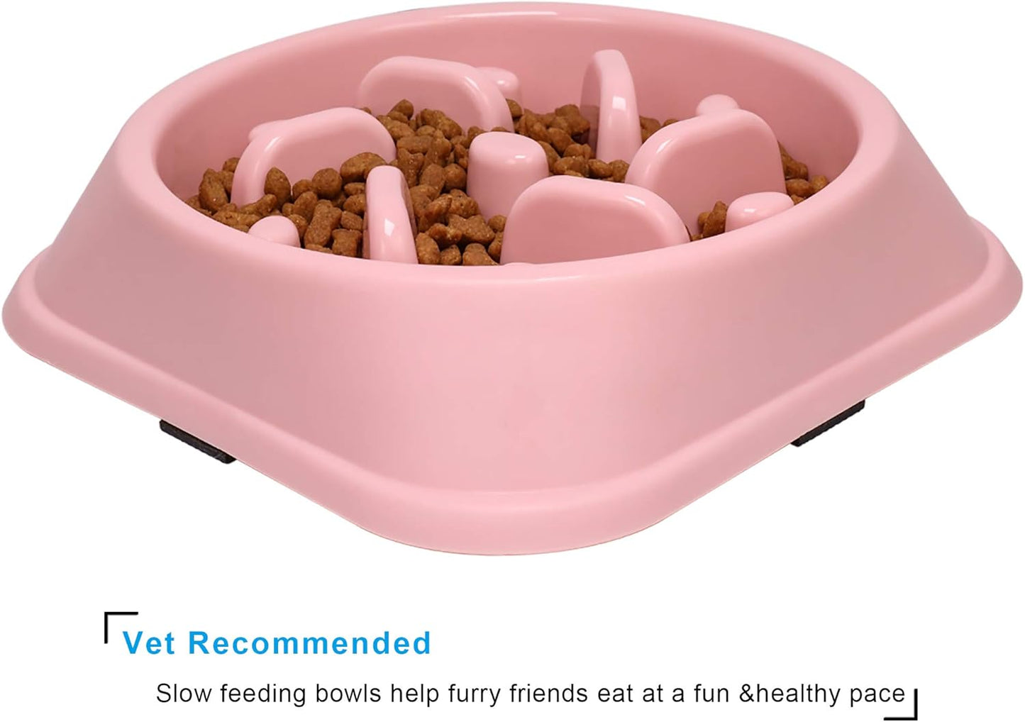 UPSKY Slow Feeder Small Dog Bowl - Anti-Slip Puzzle Bowl Feeder, Interactive Bloat Stop, Anti-Choking (12-70 lbs)