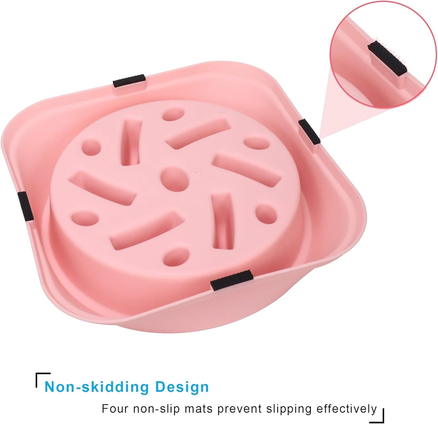 UPSKY Slow Feeder Small Dog Bowl - Anti-Slip Puzzle Bowl Feeder, Interactive Bloat Stop, Anti-Choking (12-70 lbs)