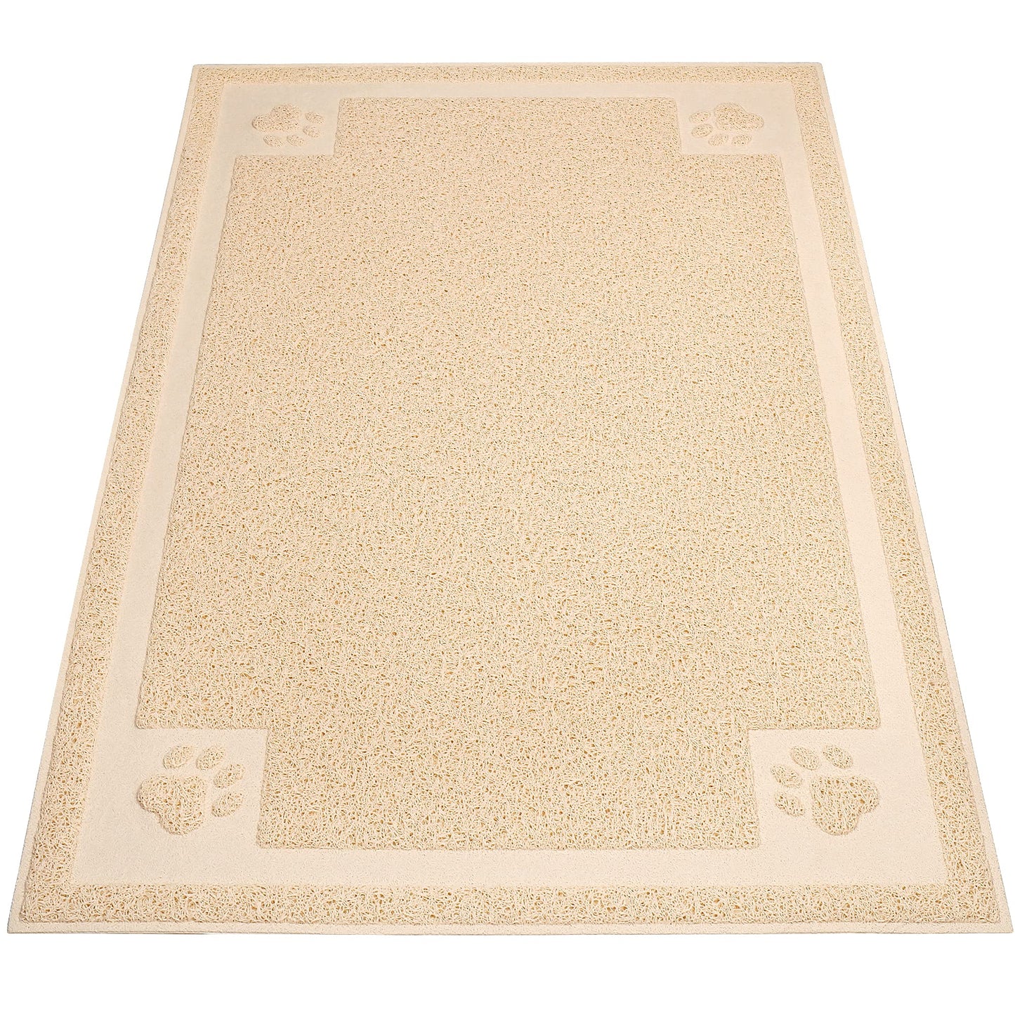 UPSKY Large Cat Litter Mat Trapper 35"×23" Traps Litter from Box and Paws Scatter Control for Litter Box Soft on Sensitive Kitty Paws Easy to Clean