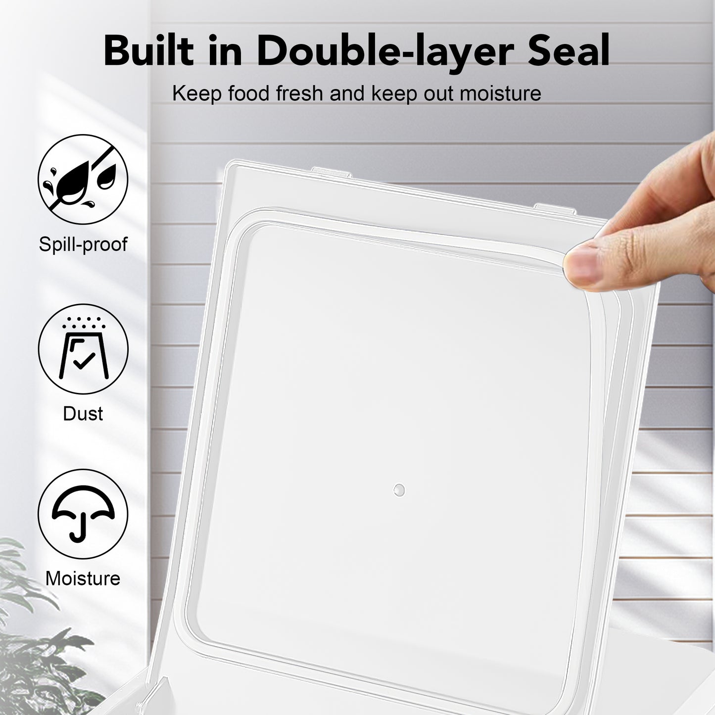 Dog food storage container, stainless steel, with scoop, 17 lbs (approx. 7.3 kg) / 15 lbs (approx. 5.0 kg) airtight pet metal food storage box, cat food container, suitable for dry dog, cat, and bird food, keeps food fresh