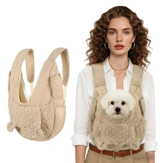 Twinsing Breathable Shoulder Strap Dog & Cat Backpack Carrier, Brown