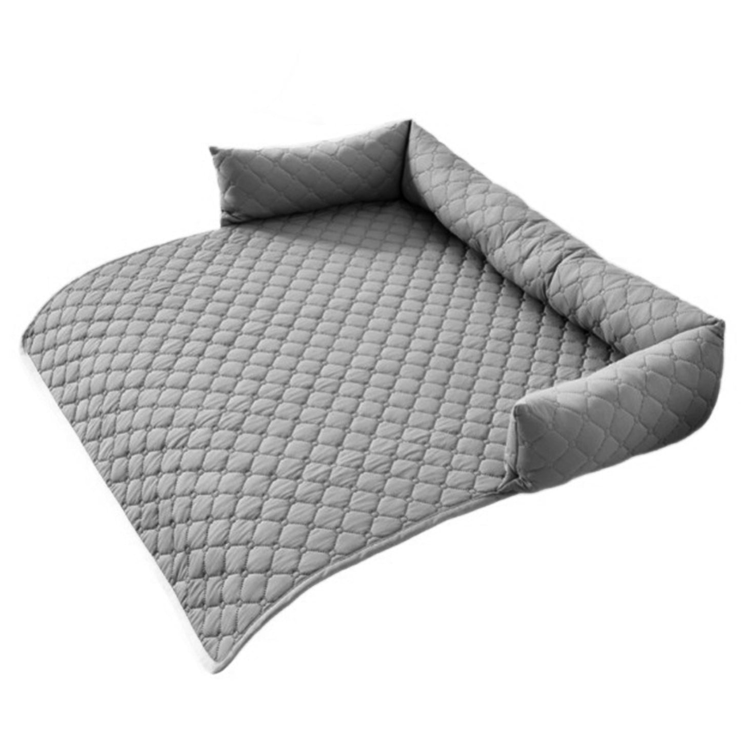 Decflow Summer Cooling Non-Slip Mat for Dogs & Cats, Gray, Medium