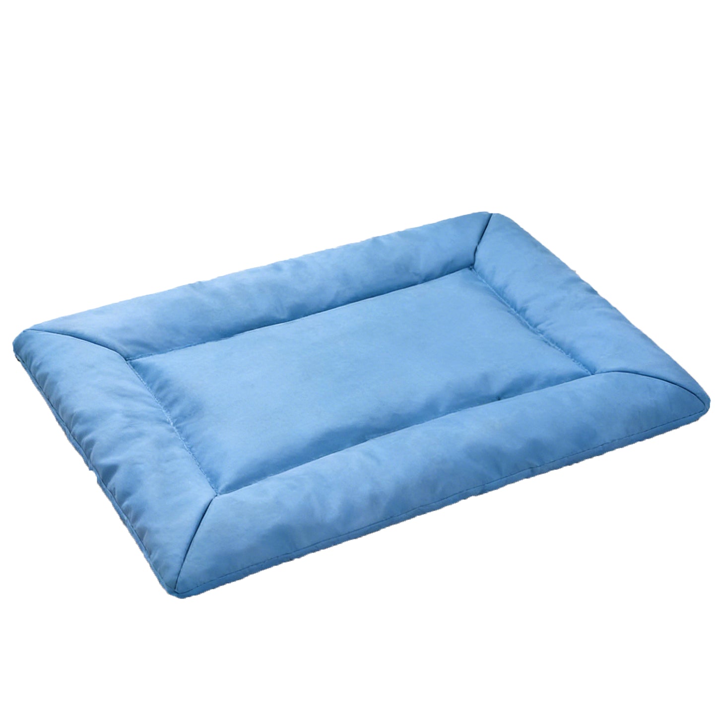 Decflow Outdoor Camping Foldable Dog Mat with Durable Handle & Precision Stitching, Blue, Medium