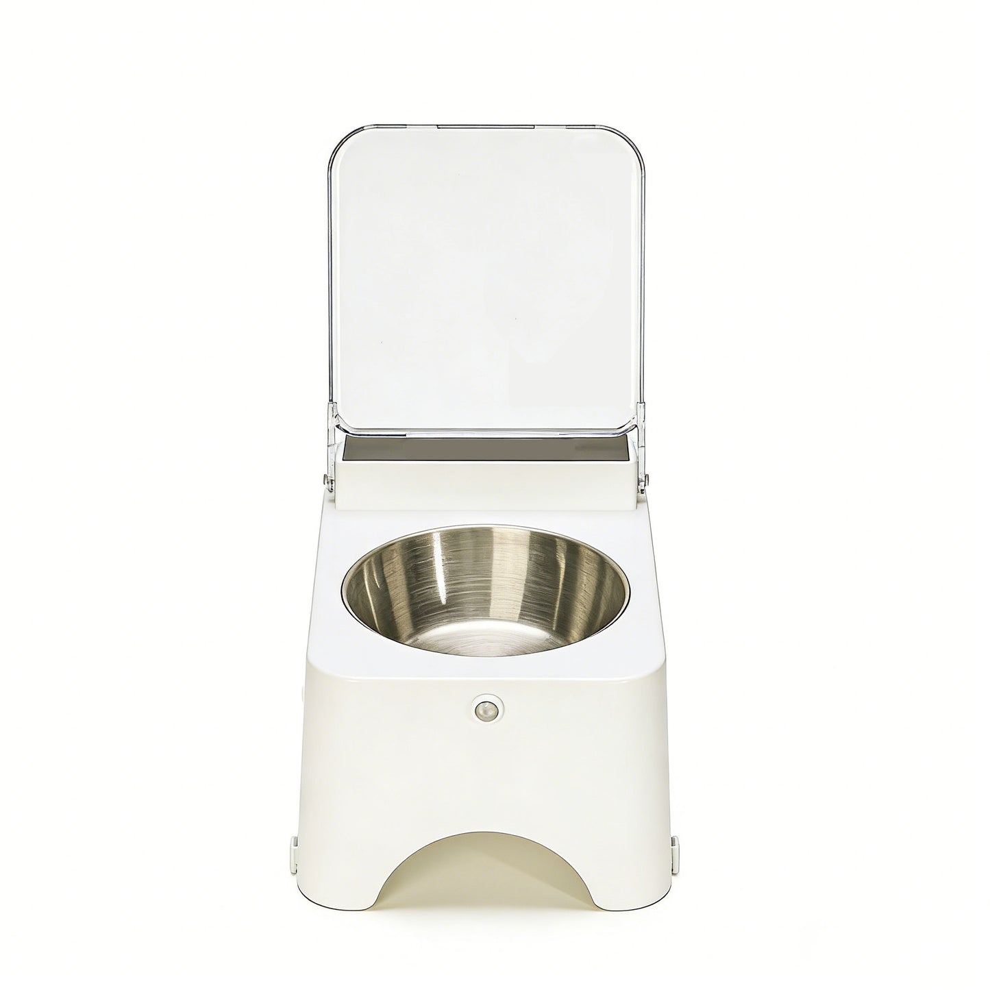 Newget Automatic Rechargeable Anti-Dust & Anti-Bacteria Elevated Design Bowl for Dogs & Cats with Lid, Medium