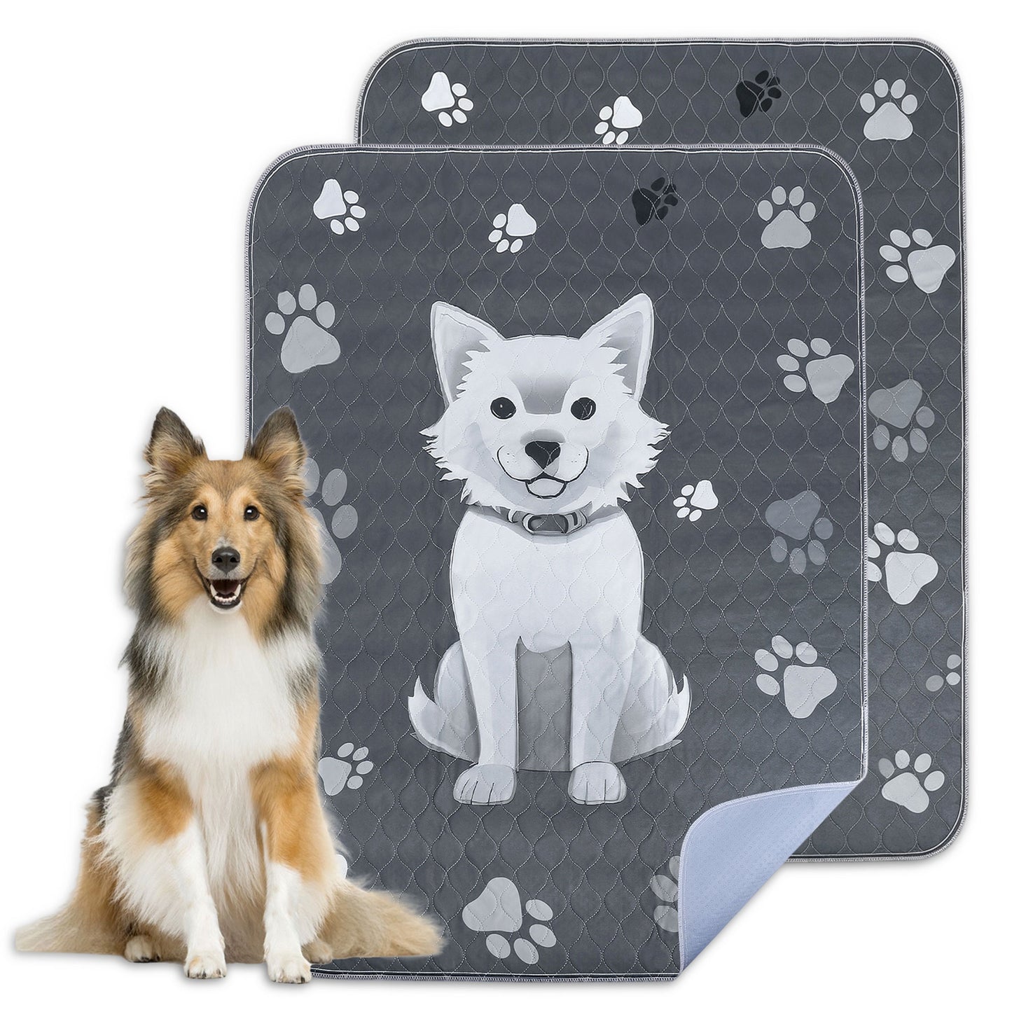 Newget Reusable Dog Pee Pads, 34 x 36-in, 2 count
