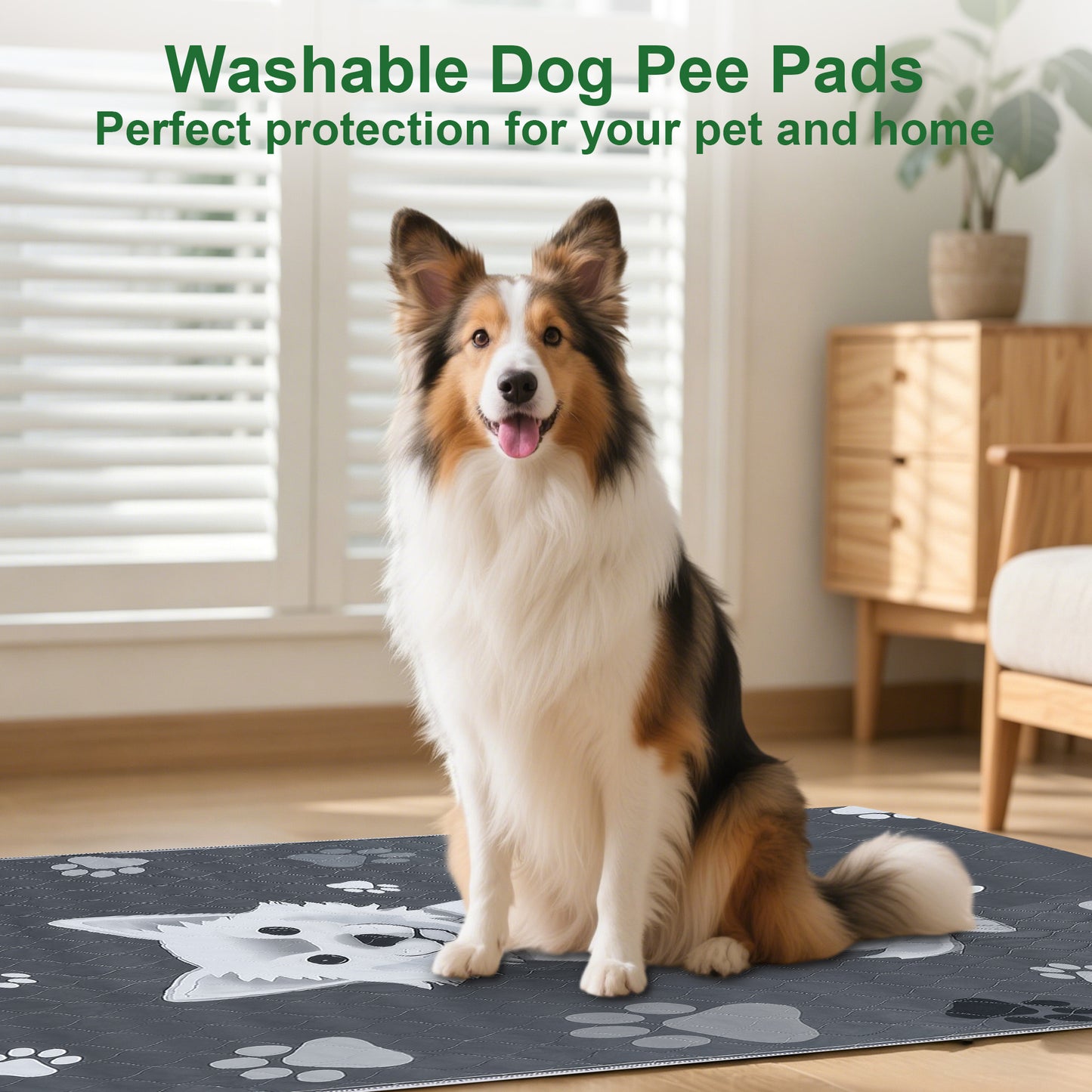 Newget Reusable Dog Pee Pads, 34 x 36-in, 2 count