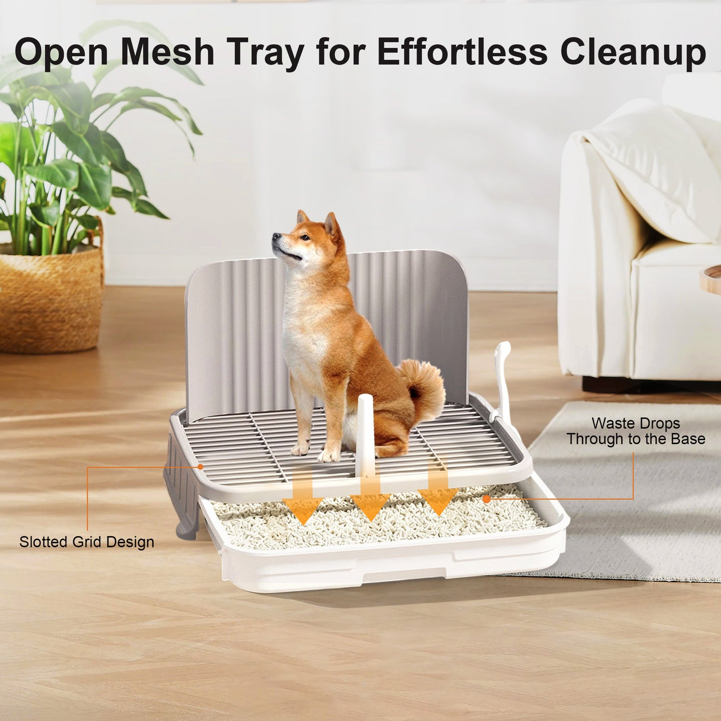 Newget 2-in-1 Stairs & Seat Foldable, Anti-Slip, High-Density Foam, Solid Wood Base for Sofa/Bed Dog & Cat Steps