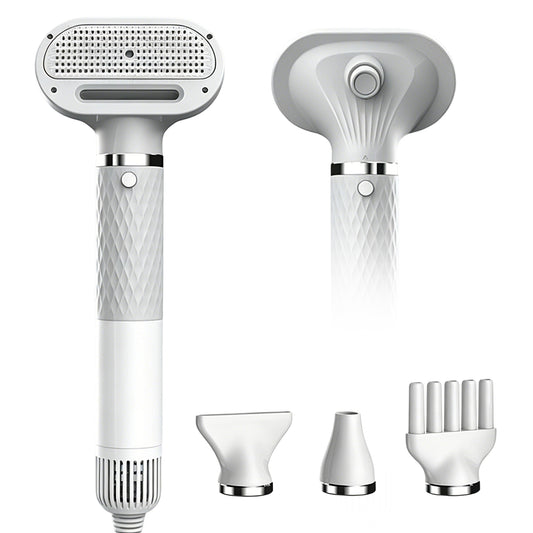 Newget 2-in-1 Cordless Smart Temp Control Dog & Cat Hair Dryer with Cold & Warm Air, 3 Wind Speed, Comb & Multiple Nozzle