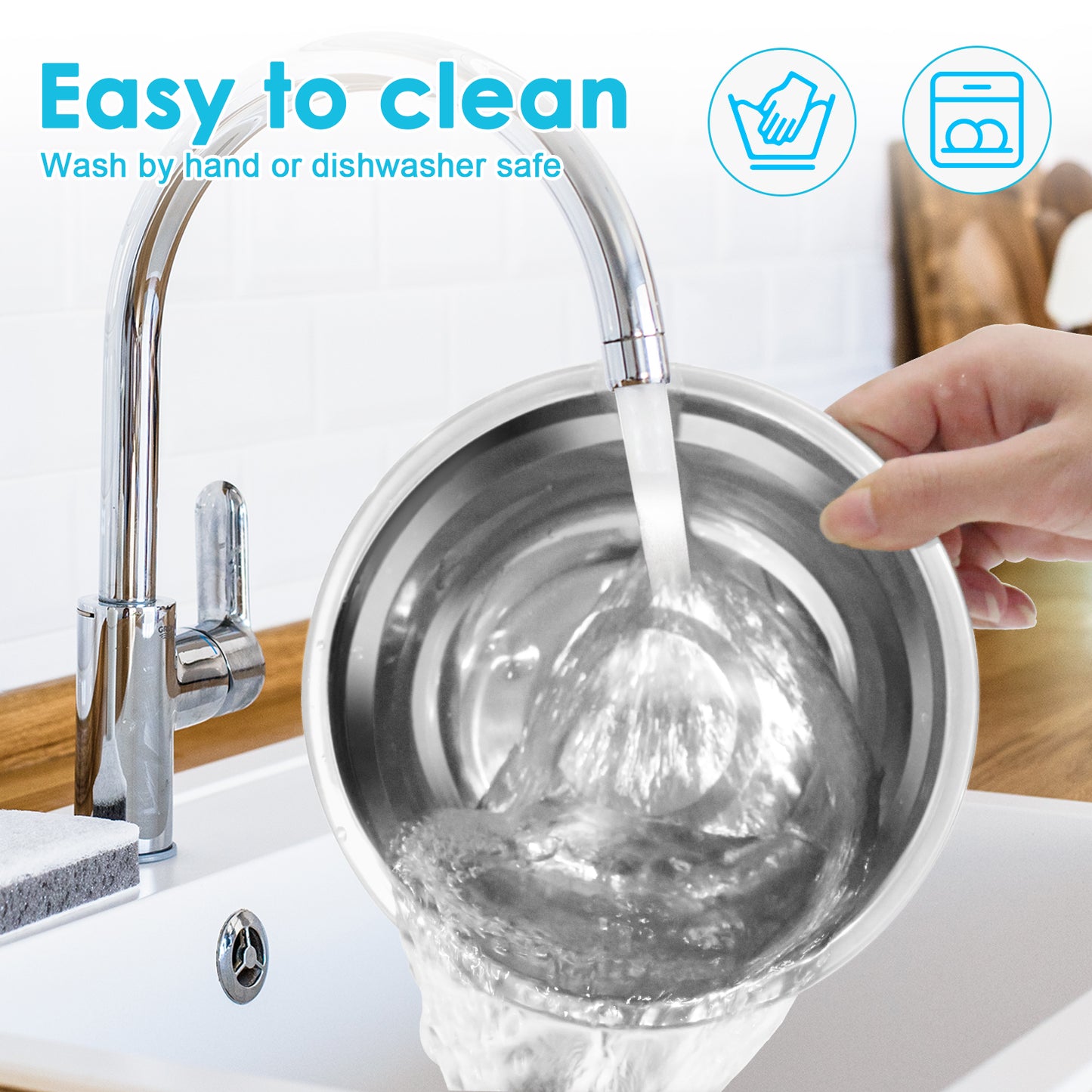 UPSKY Non-Slip Resin Station Skid-Proof Stainless Steel Dog & Cat Water & Food Bowls, Grey, 60-oz