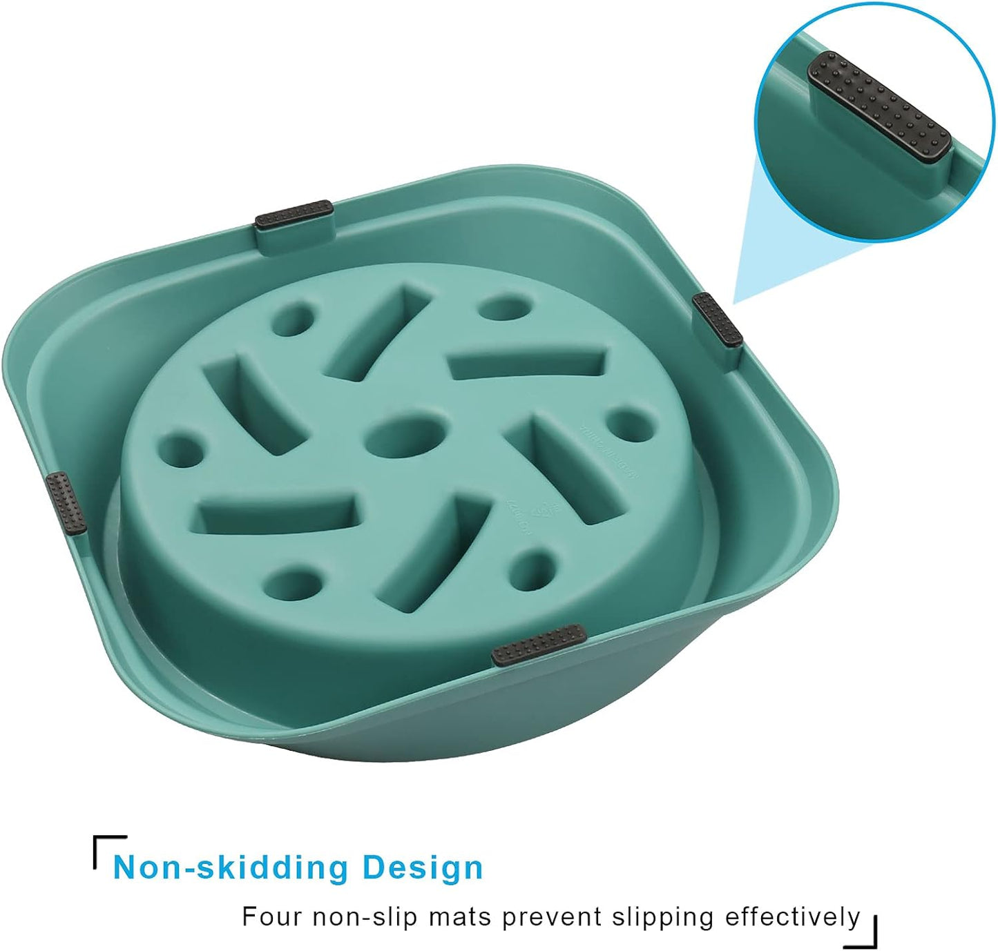 UPSKY Slow Feeder Small Dog Puzzle Bowl Feeder - Anti-Slip, Anti-Bloat, Anti-Choking (12-70 lbs)