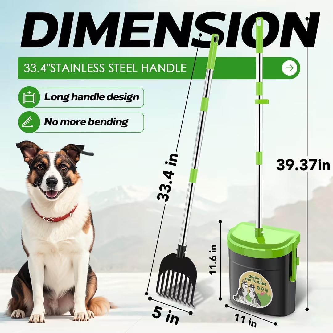 UPSKY Spill-Proof Dog Bowl & Pooper Scooper Bundle Set