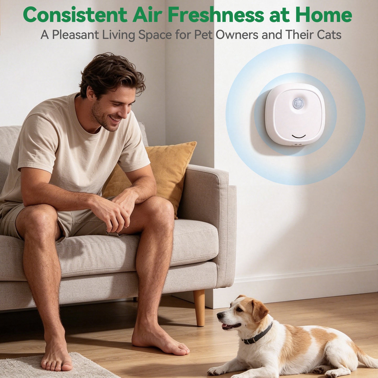 Twinsing Portable Indoor Dog & Cat Air Purifier, Pink