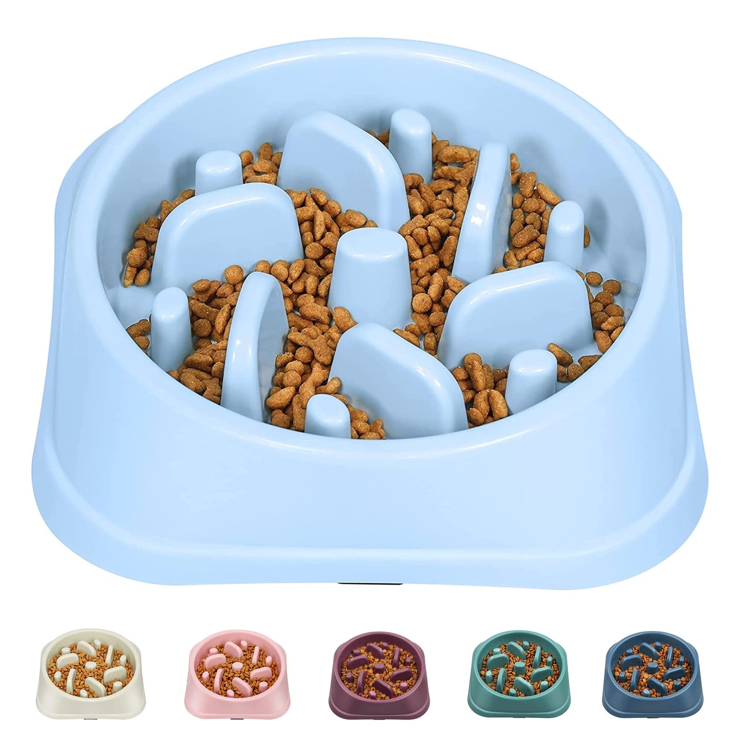UPSKY Slow Feeder Small Dog Puzzle Bowl Feeder - Anti-Slip, Anti-Bloat, Anti-Choking