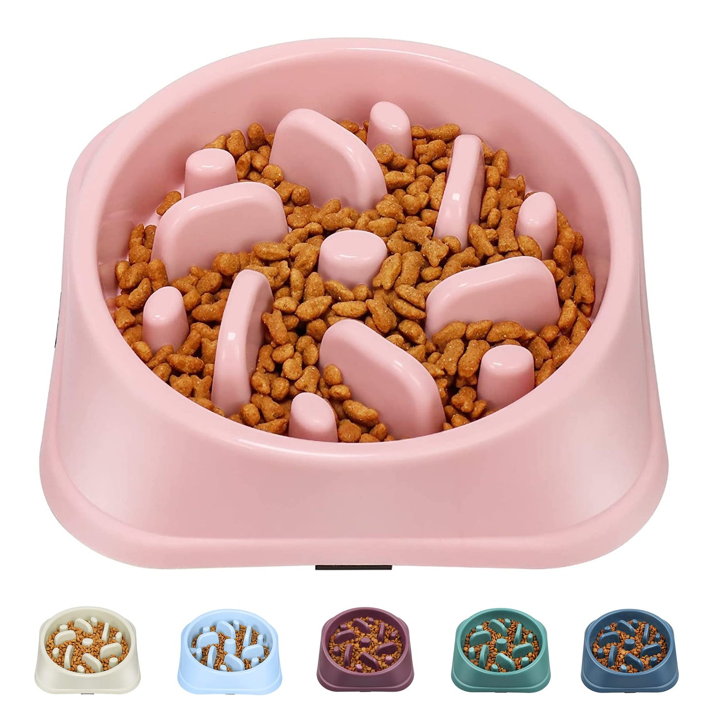 UPSKY Slow Feeder Small Dog Puzzle Bowl Feeder - Anti-Slip, Anti-Bloat, Anti-Choking (12-70 lbs)