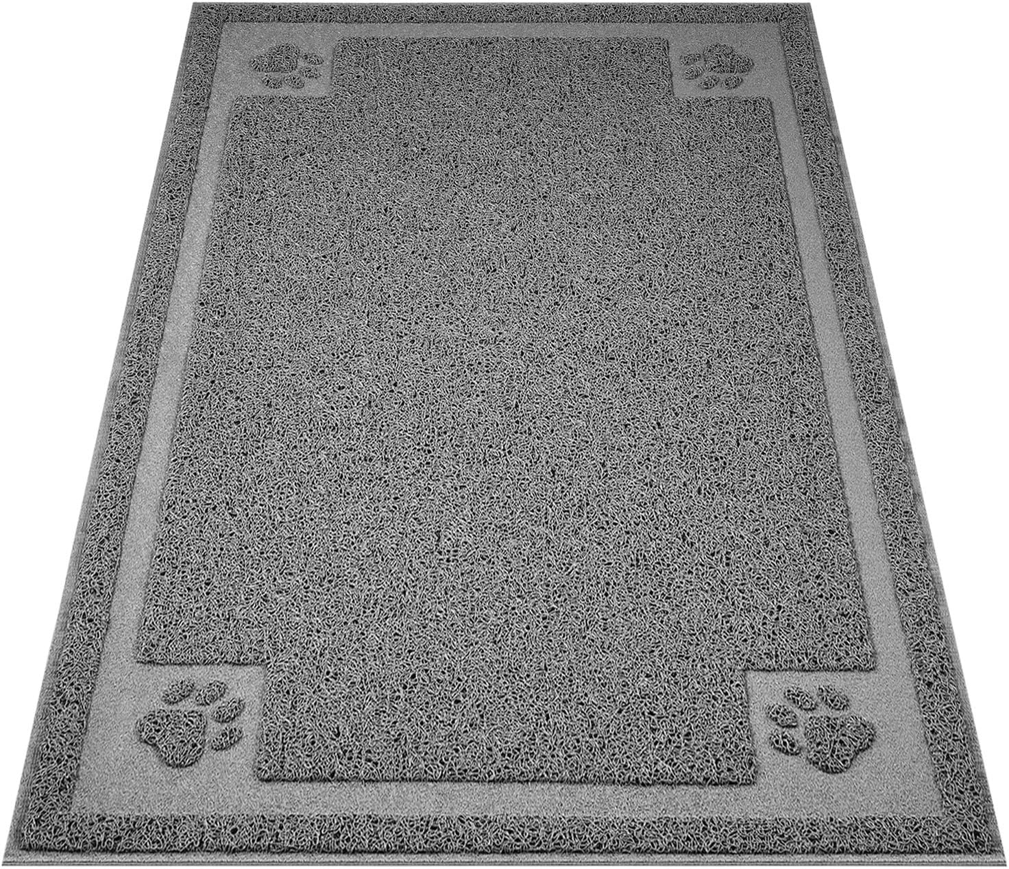 UPSKY Large Cat Litter Mat Trapper 35"×23" Traps Litter from Box and Paws Scatter Control for Litter Box Soft on Sensitive Kitty Paws Easy to Clean