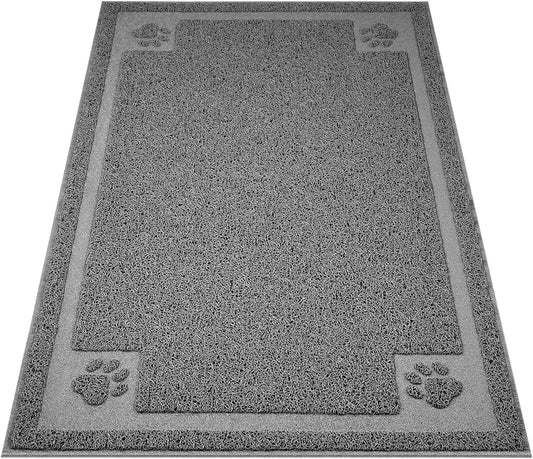 UPSKY Large Cat Litter Mat Trapper 35"×23" Traps Litter from Box and Paws Scatter Control for Litter Box Soft on Sensitive Kitty Paws Easy to Clean